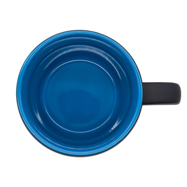 R85327.04 - 345 ml Esla ceramic mug, blue