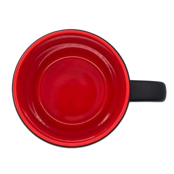 R85327.08 - 345 ml Esla ceramic mug, red