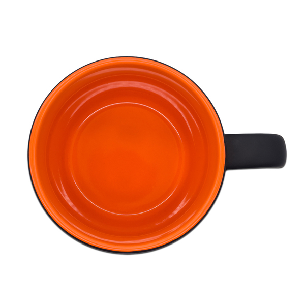 R85327.15 - 345 ml Esla ceramic mug, orange 