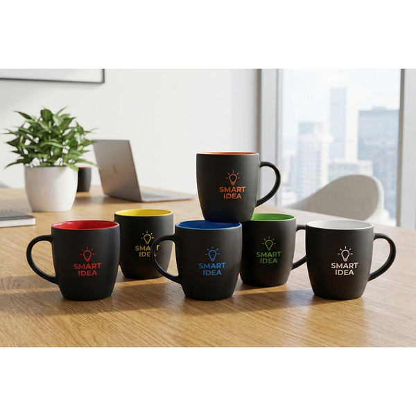 R85327.15 - 345 ml Esla ceramic mug, orange