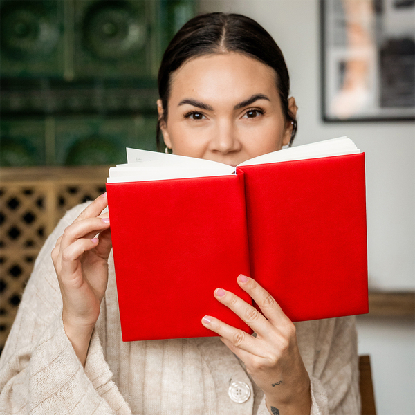 R91779.08 - Amaro 200 pages notebook in a box, red 