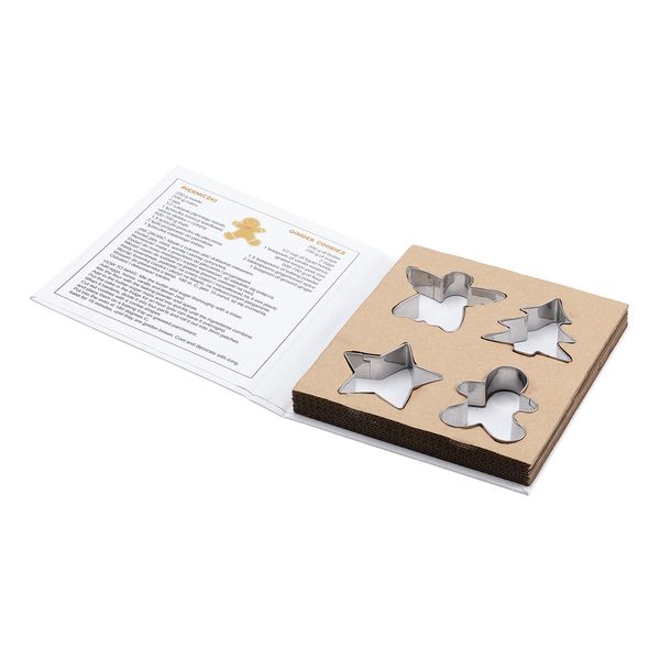 X17154.06 - Cookie 4-piece cutter set, white 