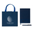Lovina gift set notebook with pen, dark blue 