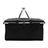 Huron insulated picnic basket, black 