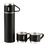 Narvik 500 ml vacuum flask set, black 