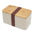 Victor double lunch box, beige 