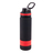 Facile water bottle 900 ml, red/black 
