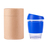 350 ml Stylish glass cup in an eco tube, blue 