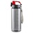 700 ml Feelsogood water bottle, red/grey 
