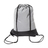 Flash drawstring backpack, silver 