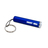 LumiRing Keychain flashlight with illuminated logo, blue 