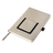 Eibar notepad with phone pocket, grey 
