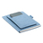Savona notebook with organizer, blue 