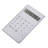 Transparent calculator, white 