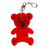 Teddy keyring, red 