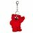 Beary keyring, red 