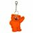 Beary keyring, orange 