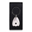 Disc token metal keyring, silver 