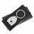 Disc token metal keyring, silver 