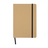 Simply 145x210/80p squared notepad, black 