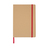 Simply 145x210/80p squared notepad, red 