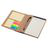 Kraft Paper notepad with memo set, black/beige 