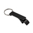 Aluminium keyring - opener, black 