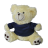 Beari cuddly toy, ecru 