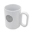 480 ml Pery ceramic mug, white 