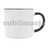 400 ml Ars mug with sublimation coating, black 