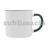 400 ml Ars mug with sublimation coating, dark green 