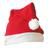 Children's Christmas hat, red/white 