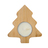 Comet Candle holder with tealight, beige 