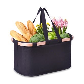 R08156 - Staylo shopping basket, black 