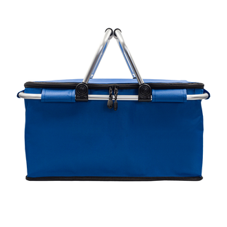 R08160 - Huron insulated picnic basket, blue 