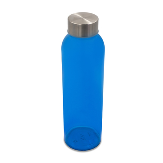 R08176 - Aqua Kuba 500 ml colour glass bottle, blue 