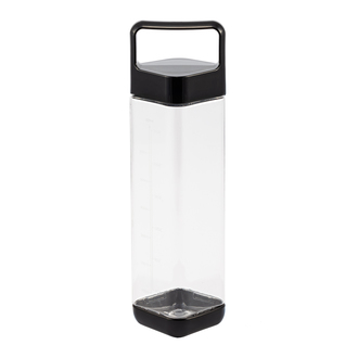 R08252 - Feelsofine water bottle 800 ml, colorless/black 
