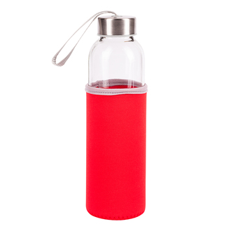 R08276 - Vim glass bottle 500 ml, red 