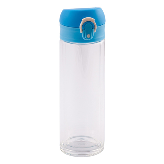R08284 - Abisko glass bottle 280 ml, light blue 