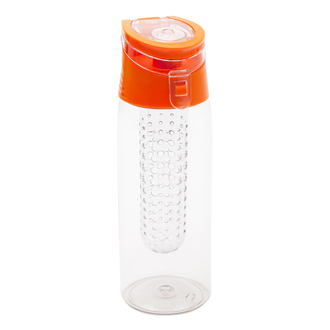 R08313 - 700 ml Frutello water bottle, orange/colorless 