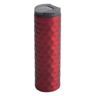 R08318 - 450 ml Halifax insulated mug, maroon 