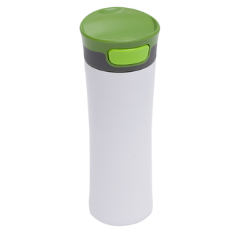 R08326 - 430 ml Telescope insulated mug, white/green 