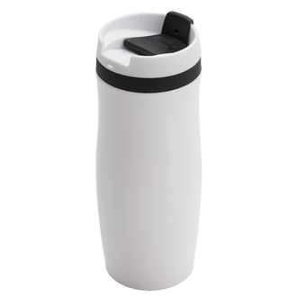 R08336 - 390 ml Viki insulated mug, black/white 