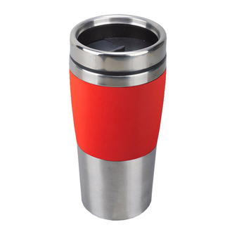 R08349 - 380 ml Resolute insulated mug, red/silver 