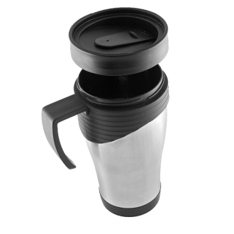 R08359 - Odense 400 ml insulated mug, silver 