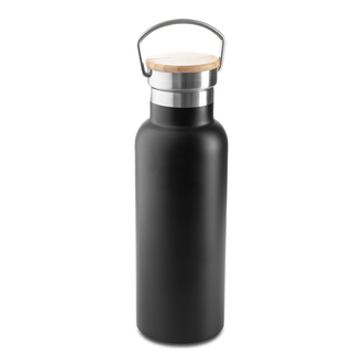 R08412 - Malmo vacuum bottle 500 ml, black 