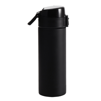 R08425 - 500 ml Oslo vacuum flask, black 