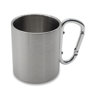 R08464 - 220 ml Denali steel mug, silver 