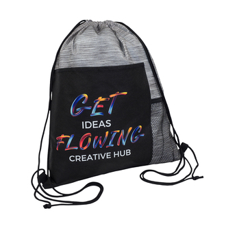 R08468 - Kristof drawstring backpack, grey 