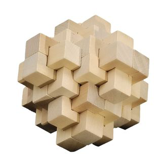 R08821 - Diamond puzzle, ecru 
